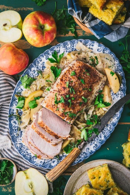 Slow Cooker Cabbage and Pork Loin Roast