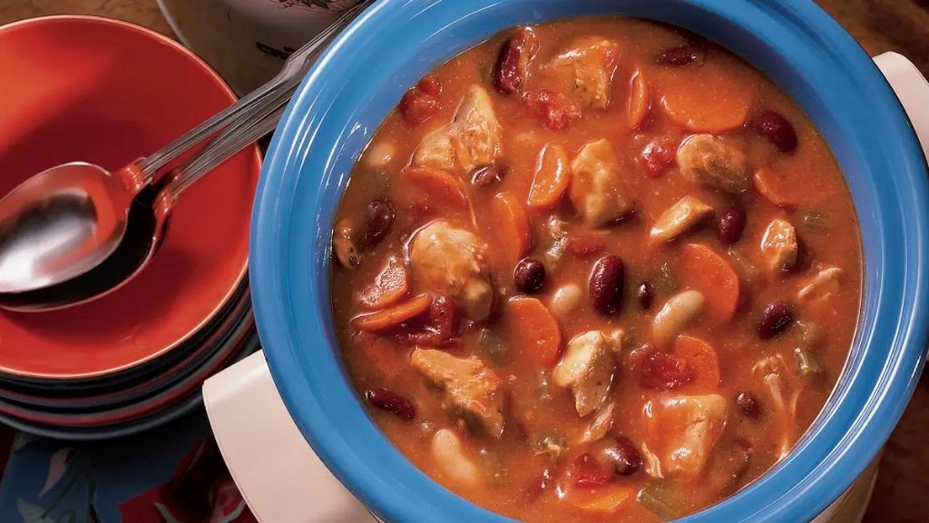 Slow Cooker Chicken and Kidney Bean Stew