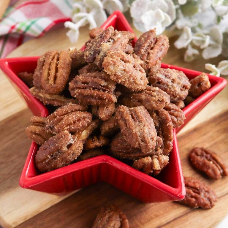 Slow Cooker Cinnamon Sugar Pecans