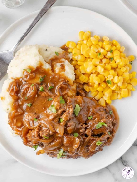 Slow Cooker Cube Steak with Sweet Potatoes