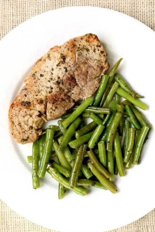 Slow Cooker Garlic Herb Pork Steaks