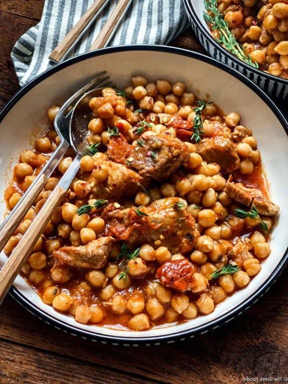 Slow Cooker Ground Pork and Chickpea Tagine