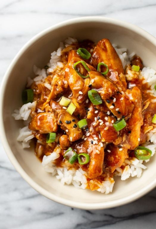 Slow Cooker Honey Garlic Chicken Thighs