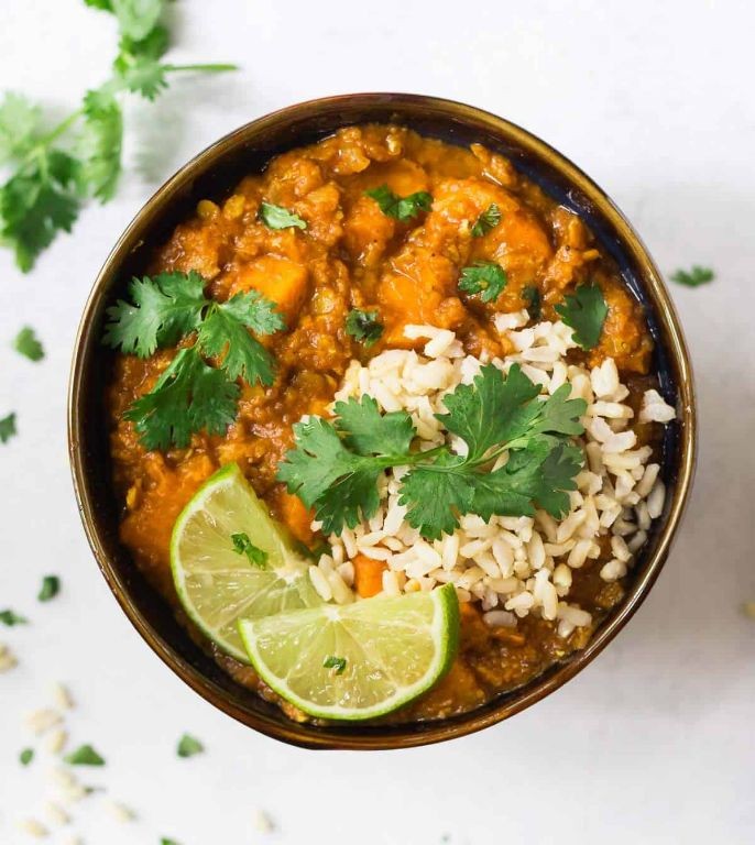 Slow Cooker Lentil Curry