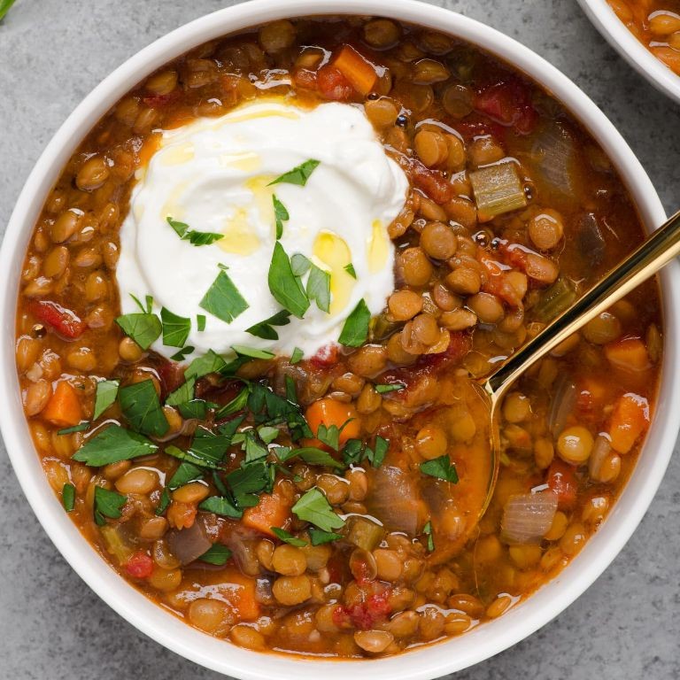 Slow Cooker Lentil Soup