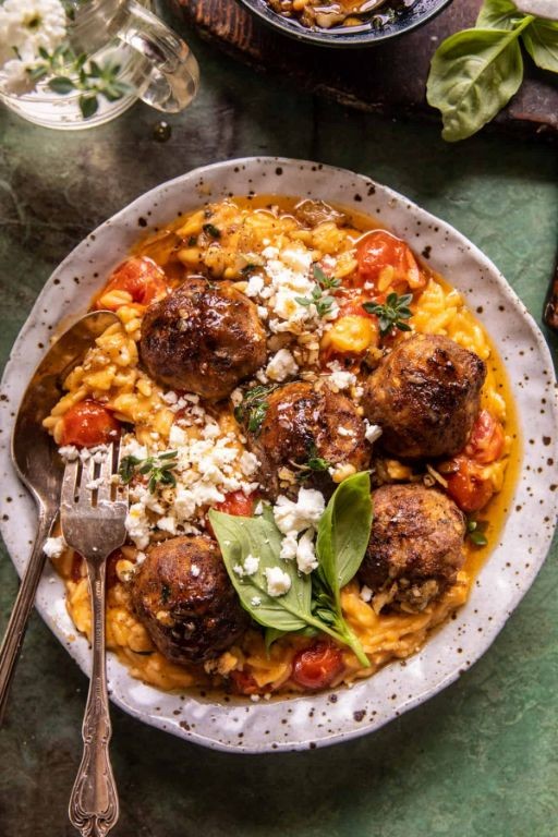 Slow Cooker Mediterranean Style Meatballs