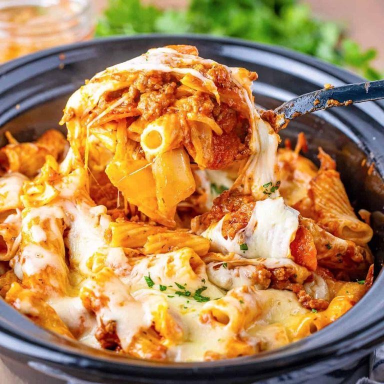 Slow Cooker Pizza Pasta
