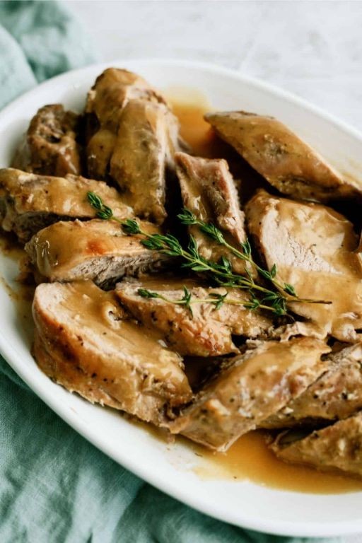 Slow Cooker Pork Shoulder with Maple and Brown Sugar