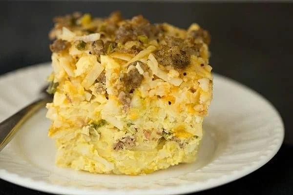Slow Cooker Sausage and Egg Casserole