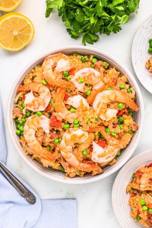 Slow Cooker Seafood Paella
