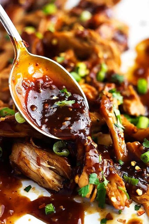 Slow Cooker Spicy Honey Garlic Chicken