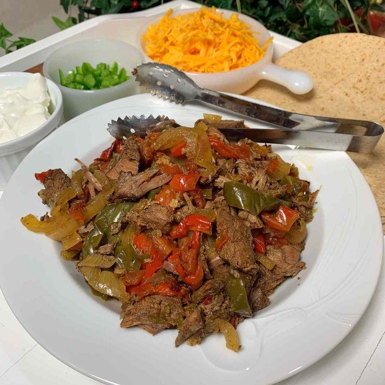 Slow Cooker Steak Fajitas