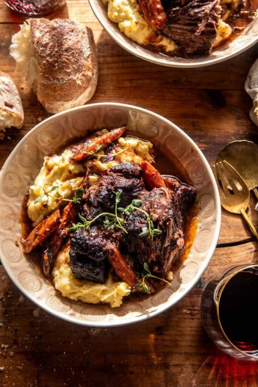 Slow-Cooked Red Wine Roast Beef
