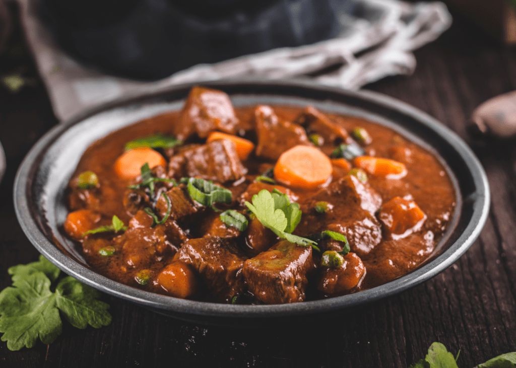 Slow-Cooked Venison Stew with Root Vegetables