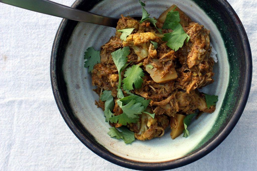 Slow-cooked Turkey Vindaloo