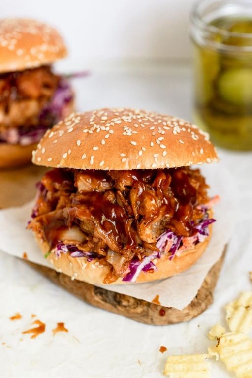 Smoked BBQ Jackfruit Sandwiches for Vegetarians