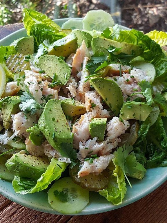 Smoked Herring and Avocado Salad