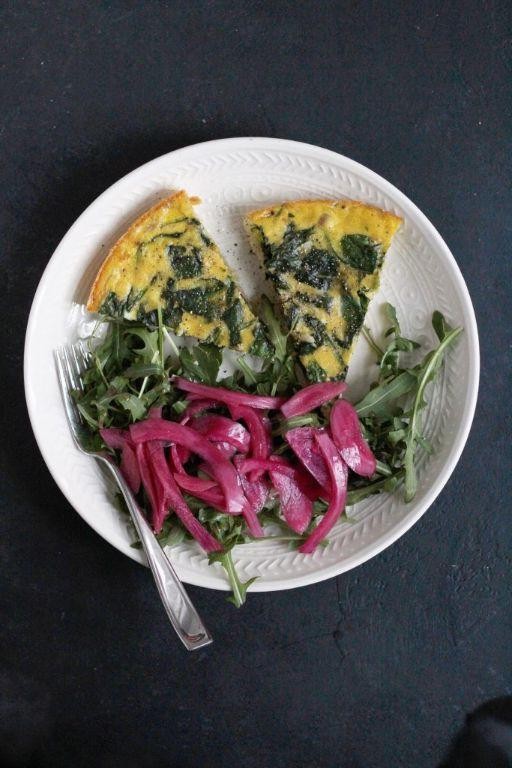 Smoked Herring and Spinach Quiche
