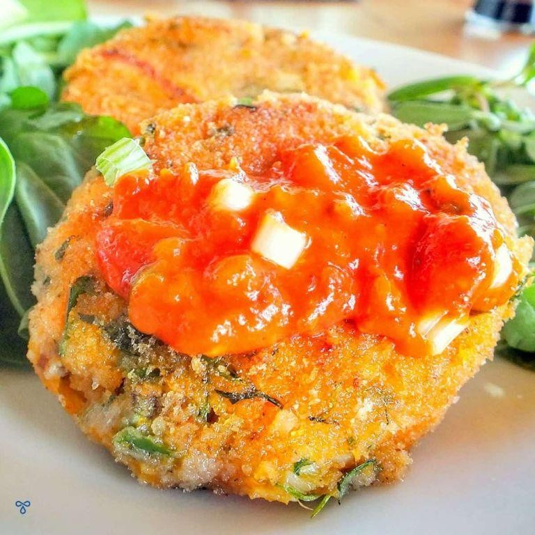 Smoked Herring and Sweet Potato Cakes