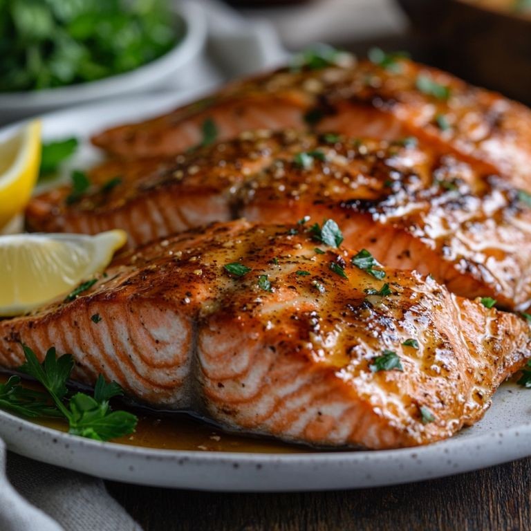 Smoked Maple-Glazed Salmon with Lemon Zest