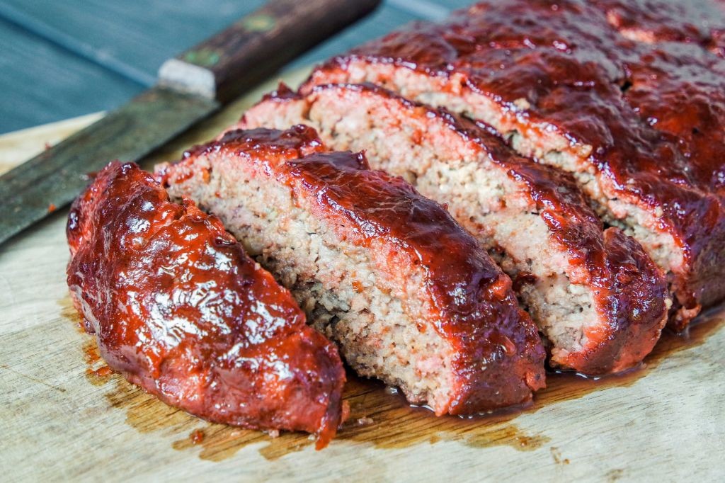 Smoked Meatloaf with BBQ Glaze