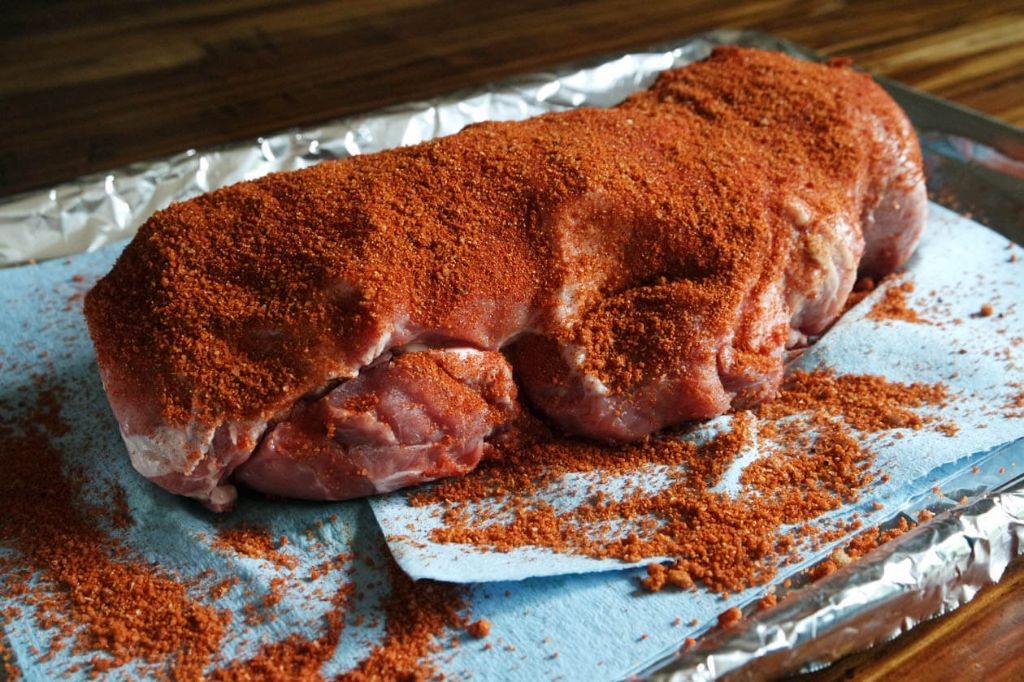 Smoked Pork Cushion with BBQ Rub