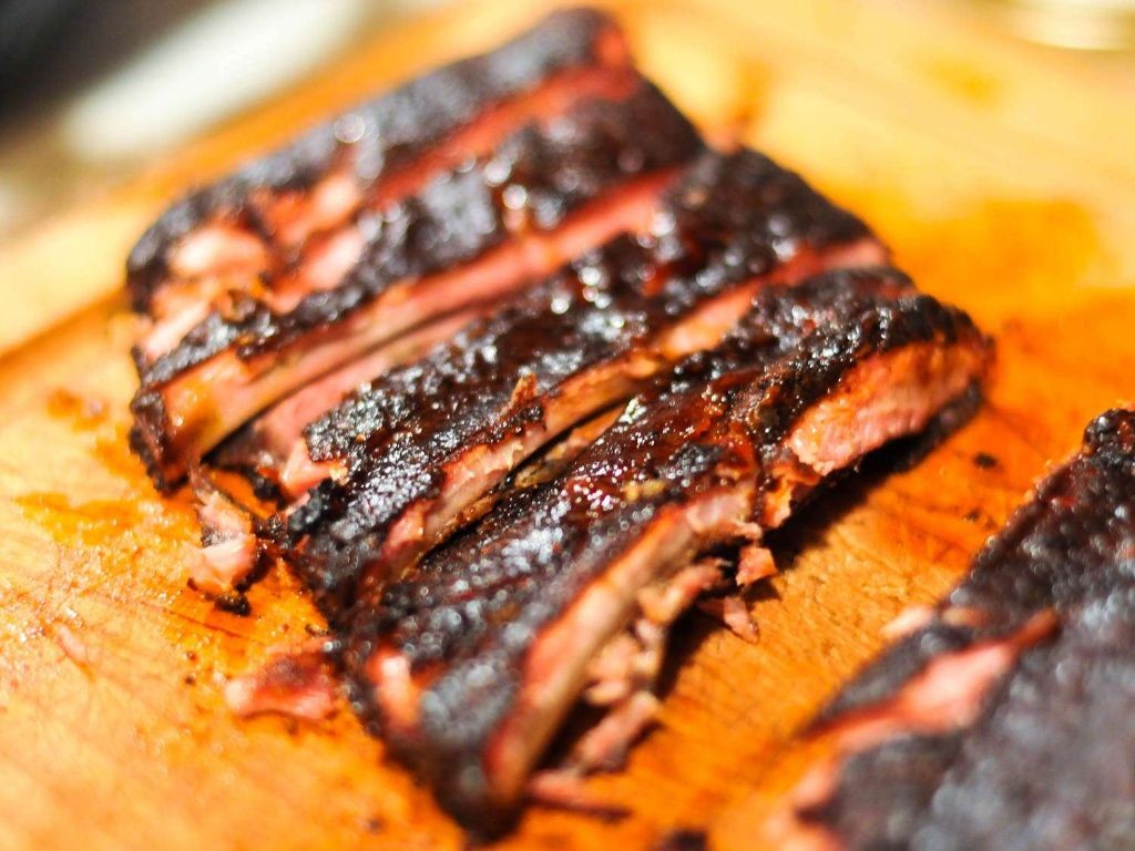 Smoked Ribs with Coffee Rub