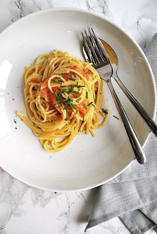 Smoked Salmon Carbonara