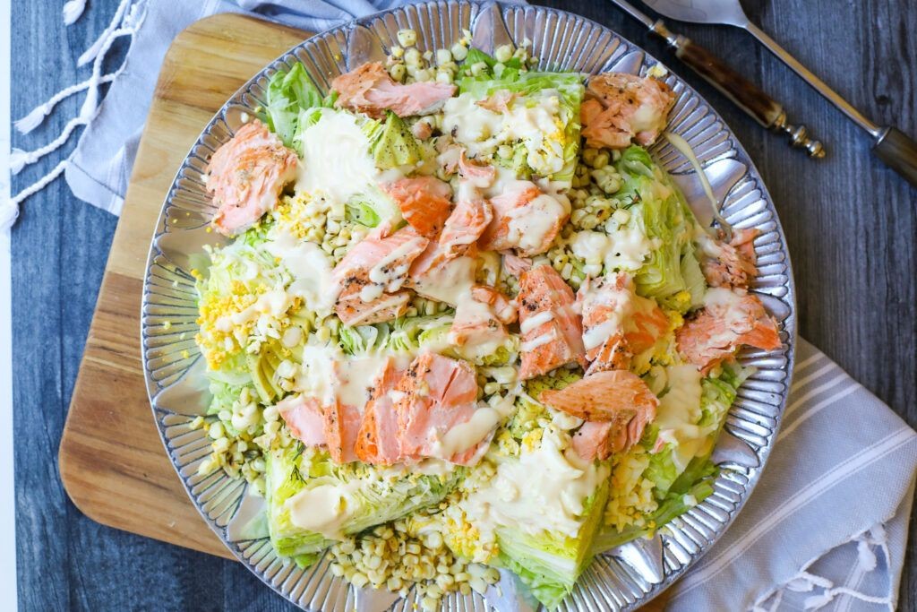 Smoked Salmon Wedge Salad