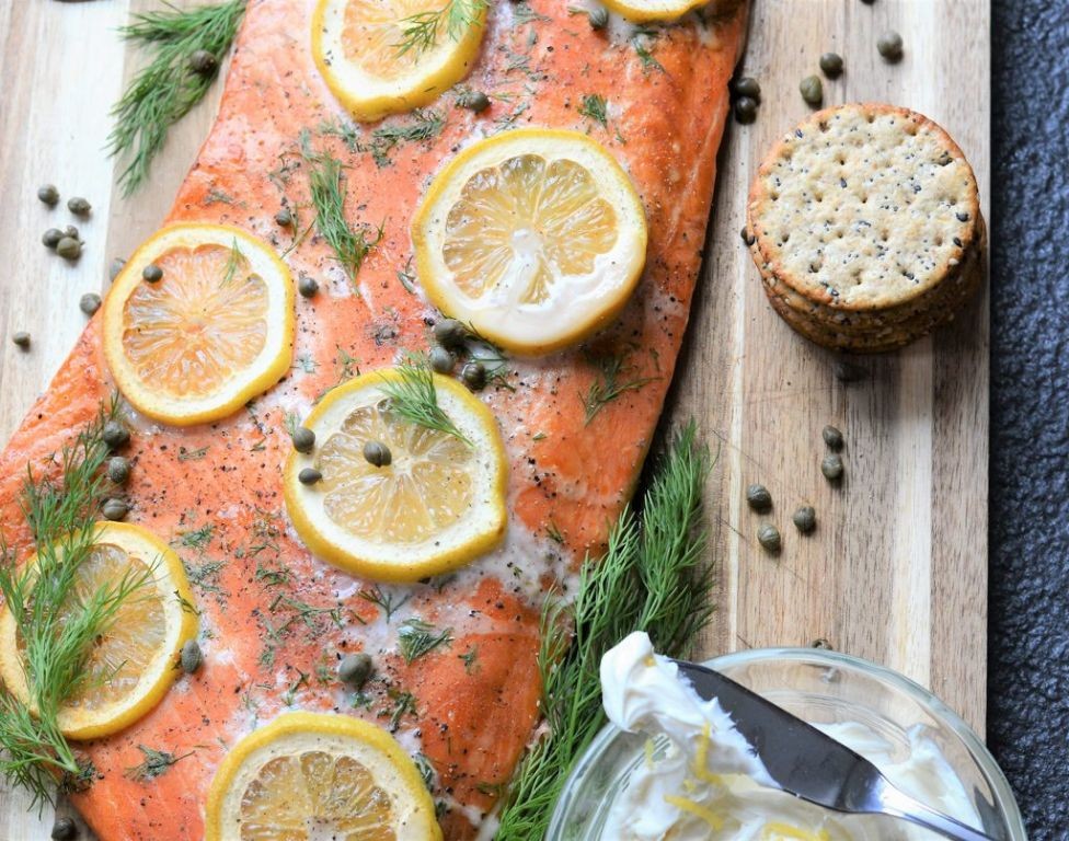 Smoked Salmon with Dill and Lemon