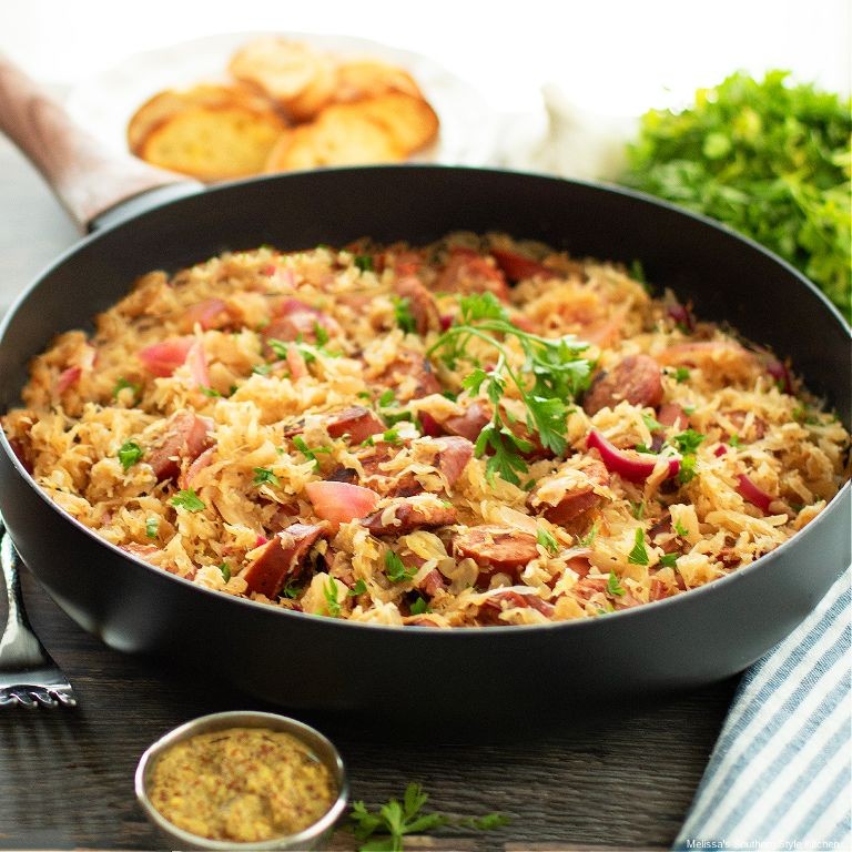 Smoked Sausage and Sauerkraut Jambalaya