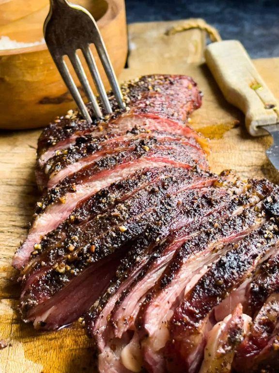 Smoked Tri Tip with Rosemary and Thyme
