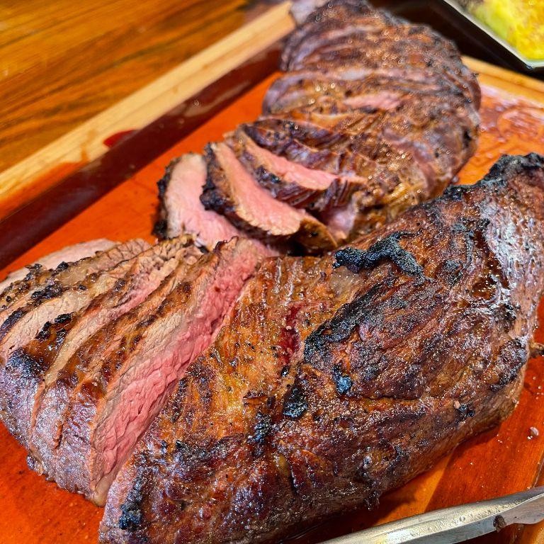 Smoked Tri Tip with Teriyaki Glaze