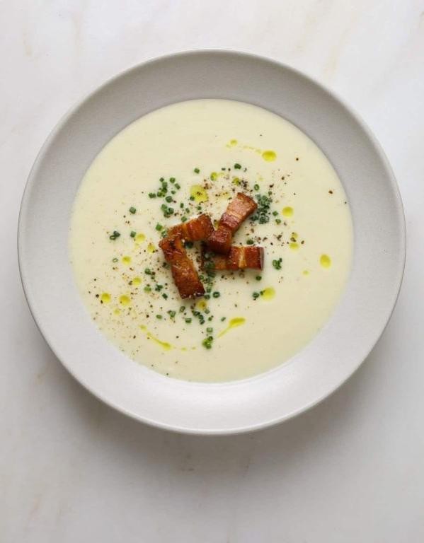 Smoky Bacon and Chive Vichyssoise