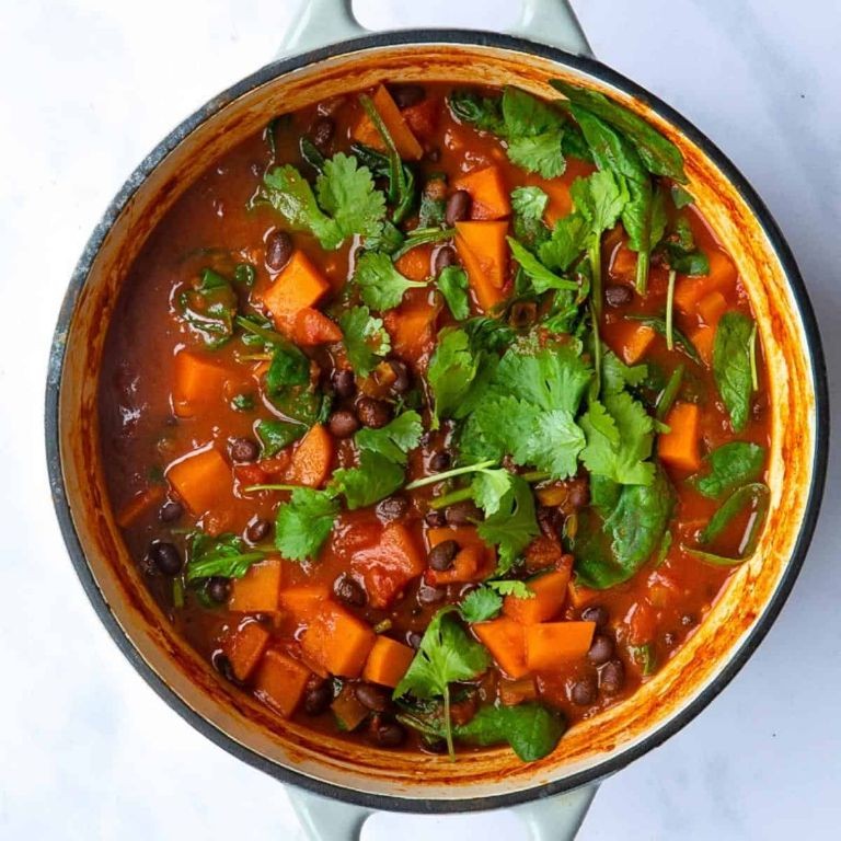 Smoky Black Bean and Sweet Potato Stew