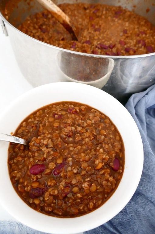 Smoky Canned Lentil Chili