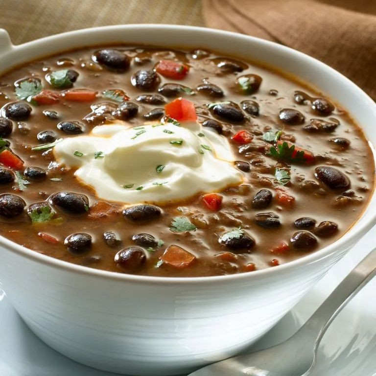 Smoky Chipotle Black Bean Soup