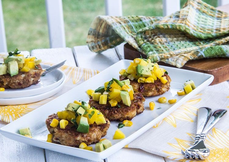 Smoky Chipotle Hoe Cakes with Avocado Cream