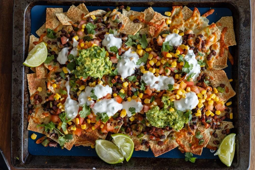 Smoky Chipotle Pork Nachos with Black Beans