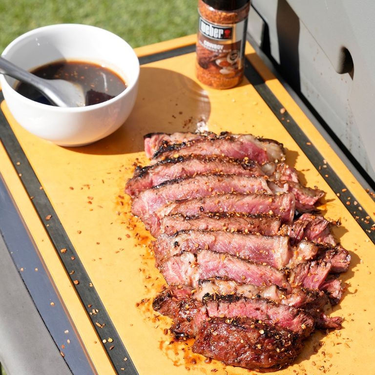 Smoky Cowboy Steak with Whiskey Glaze