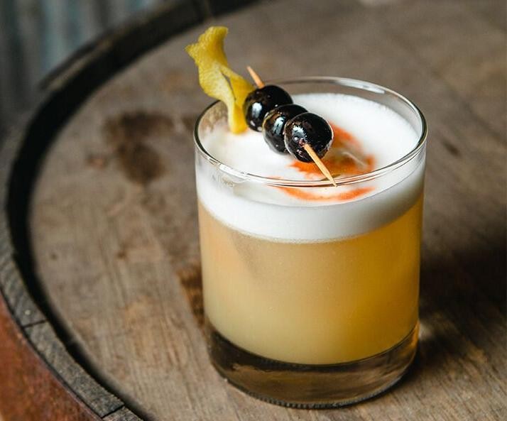 Smoky Maple Bourbon Sour