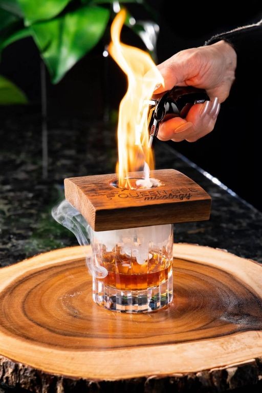 Smoky Old Fashioned with Bourbon