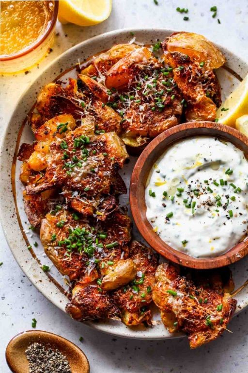 Smoky Paprika Baby Potatoes with Aioli