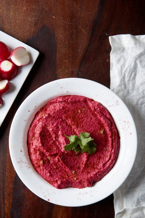 Smoky Paprika Beet Hummus