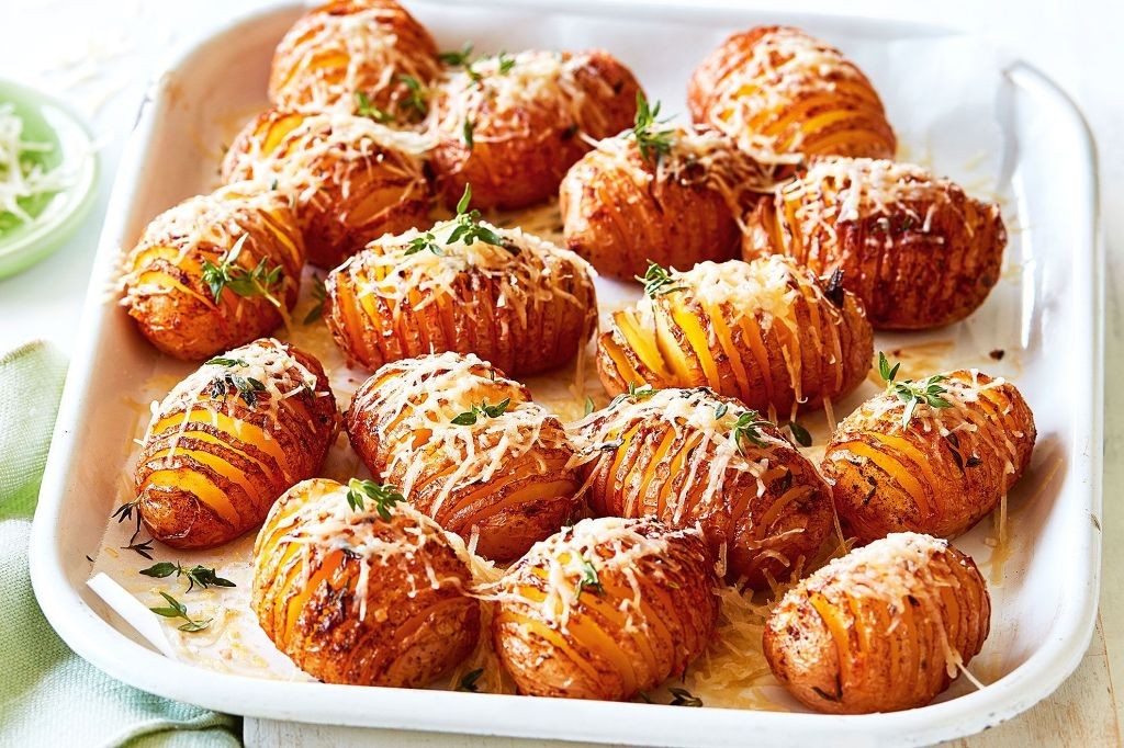 Smoky Paprika Hasselback Potatoes