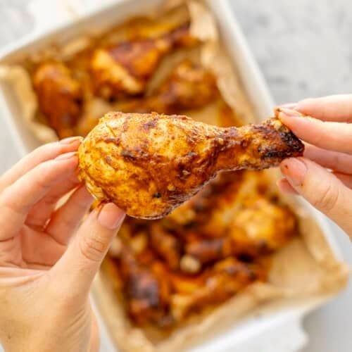 Smoky Paprika Roasted Keto Chicken Legs
