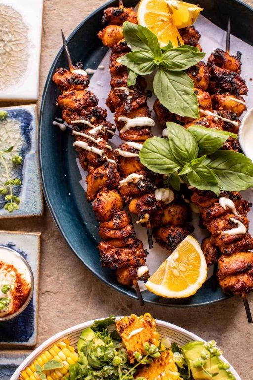 Smoky Paprika Split Chicken Skewers