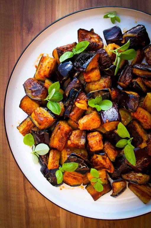Smoky Sauteed Eggplant with Paprika and Garlic