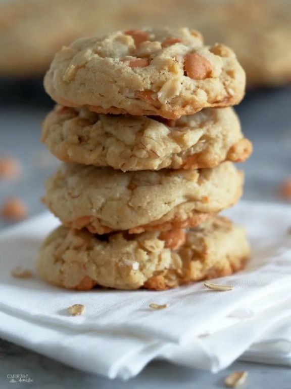 Soft-Baked Oatmeal Butterscotch Cookies