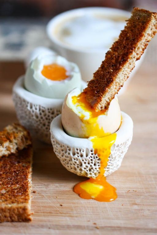 Soft-Boiled Eggs with Soldiers for Dipping